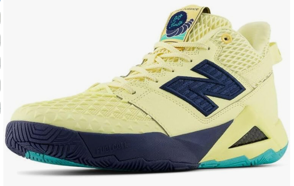 New Balance Women's Coco Cg2 Tennis Shoe, Parchment/Nb Navy, 7